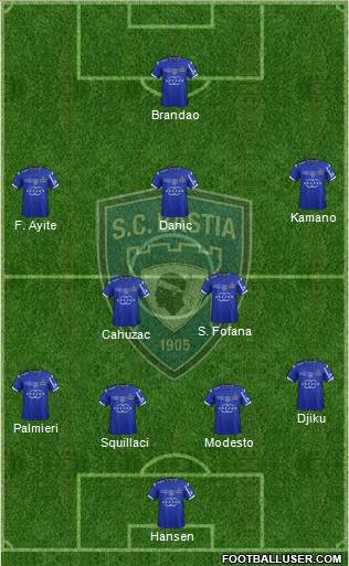 Sporting Club Bastia Formation 2015