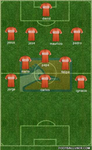 Club de Fútbol de la UAT Formation 2015