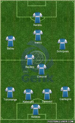 K Racing Club Genk Formation 2015