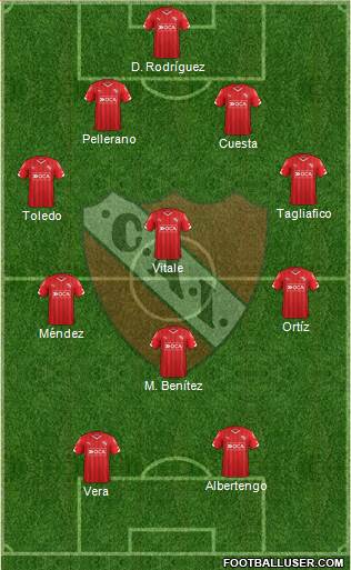 Independiente Formation 2015