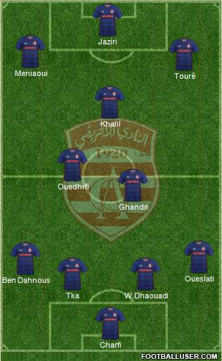 Club Africain Tunis Formation 2015