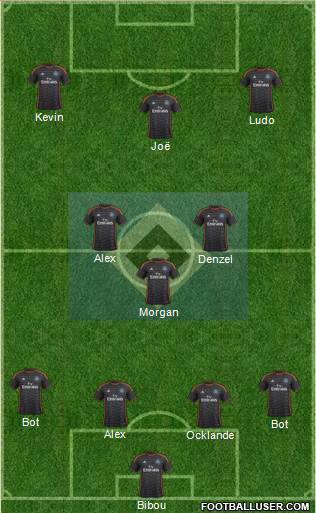 Hamburger SV Formation 2015