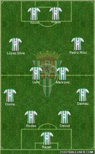 Córdoba C.F., S.A.D. Formation 2015