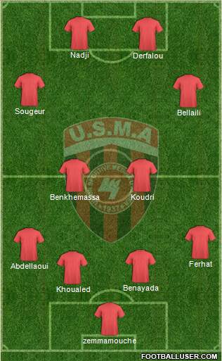 Union Sportive de la Médina d'Alger Formation 2015