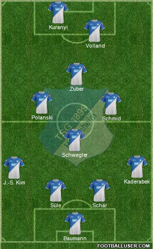 TSG 1899 Hoffenheim Formation 2015