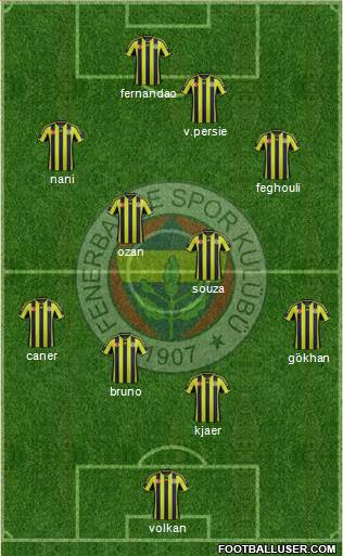 Fenerbahçe SK Formation 2015
