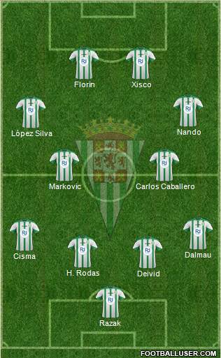 Córdoba C.F., S.A.D. Formation 2015