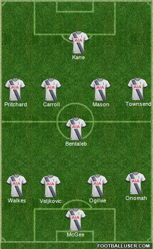Tottenham Hotspur Formation 2015