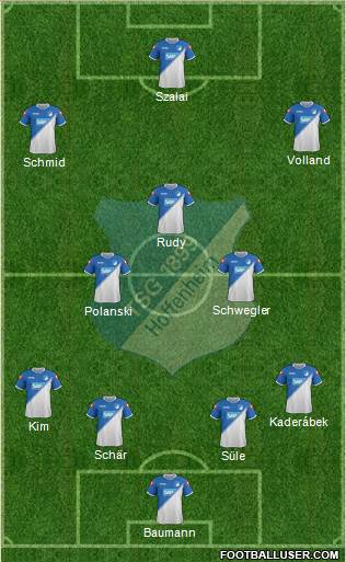 TSG 1899 Hoffenheim Formation 2015