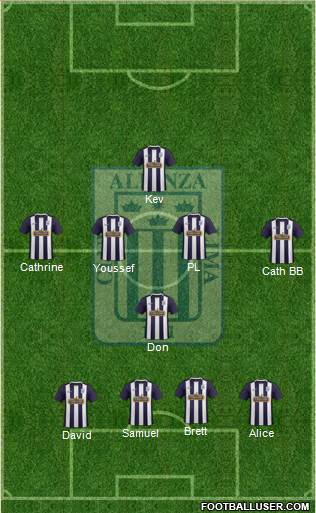 C Alianza Lima Formation 2015