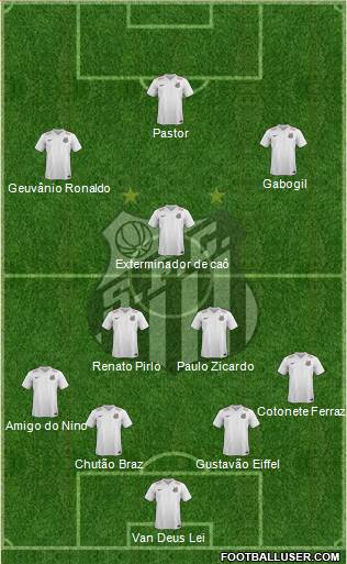 Santos FC Formation 2015