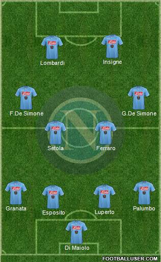 Napoli Formation 2015