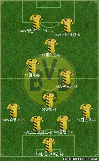 Borussia Dortmund Formation 2015