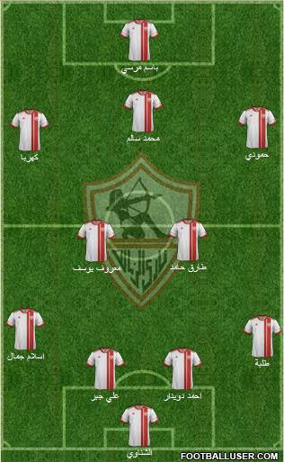 Zamalek Sporting Club Formation 2015