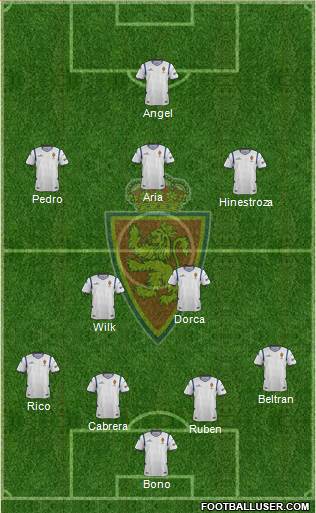 R. Zaragoza S.A.D. Formation 2015