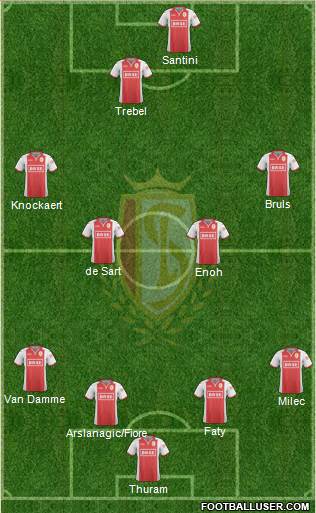 R Standard de Liège Formation 2015