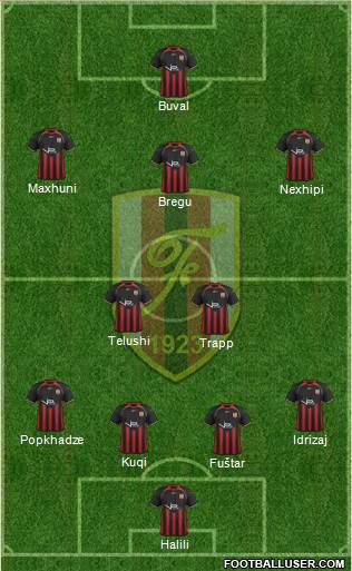 KS Flamurtari Vlorë Formation 2015