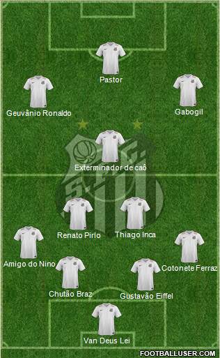 Santos FC Formation 2015