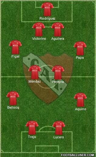 Independiente Formation 2015