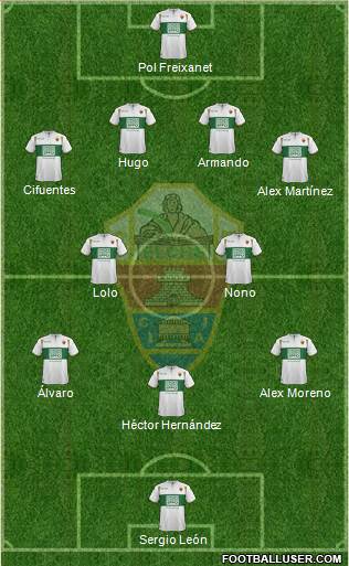 Elche C.F., S.A.D. Formation 2015
