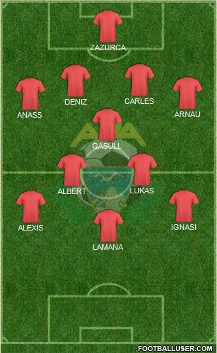 A.D. Alcorcón Formation 2015
