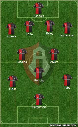 Club Deportivo Atlas Formation 2015