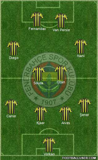Fenerbahçe SK Formation 2015