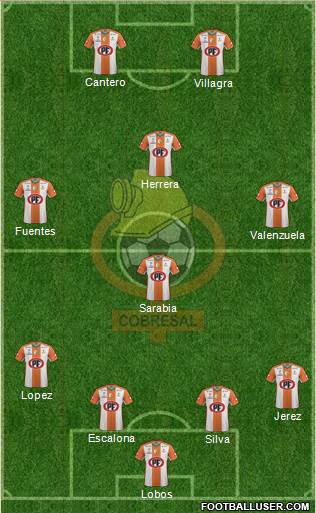 CD Cobresal Formation 2015