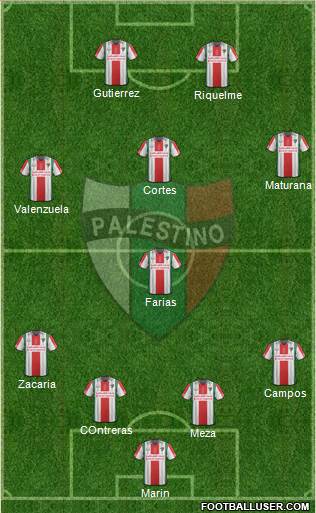CD Palestino S.A.D.P. Formation 2015