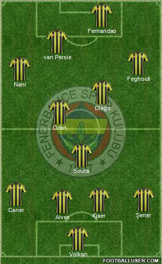 Fenerbahçe SK Formation 2015