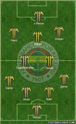Fenerbahçe SK Formation 2015