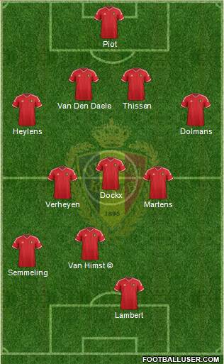 Belgium Formation 2015
