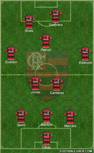 CR Flamengo Formation 2015