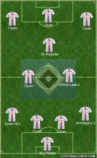 Hamburger SV Formation 2015