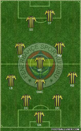 Fenerbahçe SK Formation 2015