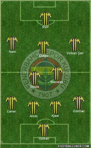 Fenerbahçe SK Formation 2015
