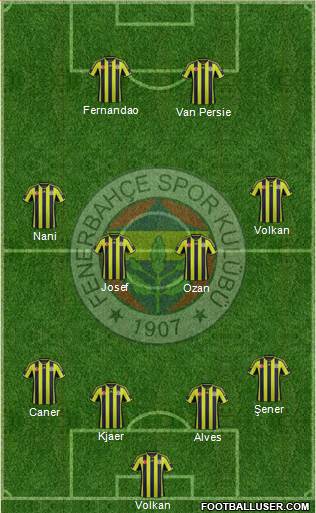 Fenerbahçe SK Formation 2015