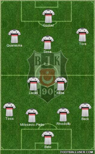 Besiktas JK Formation 2015