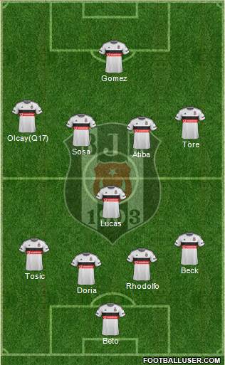 Besiktas JK Formation 2015