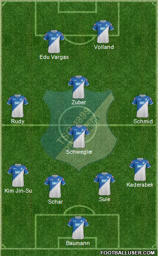 TSG 1899 Hoffenheim Formation 2015