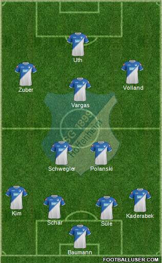TSG 1899 Hoffenheim Formation 2015