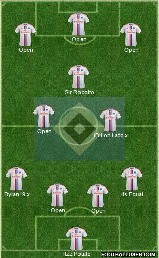 Hamburger SV Formation 2015