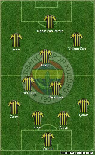 Fenerbahçe SK Formation 2015