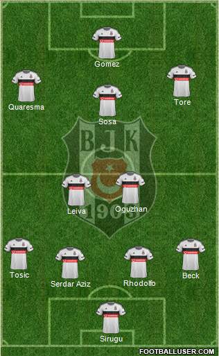 Besiktas JK Formation 2015