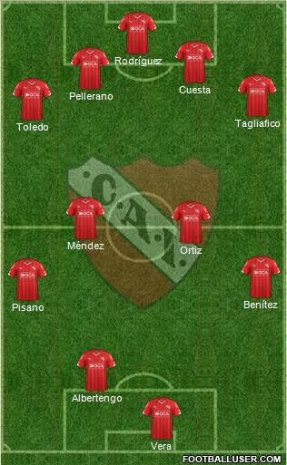 Independiente Formation 2015