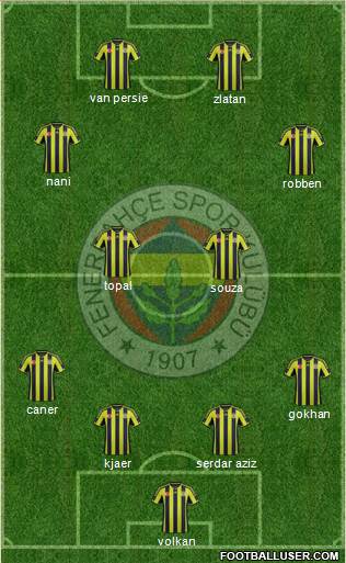 Fenerbahçe SK Formation 2015