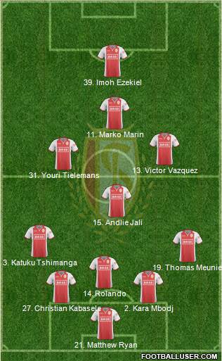 R Standard de Liège Formation 2015