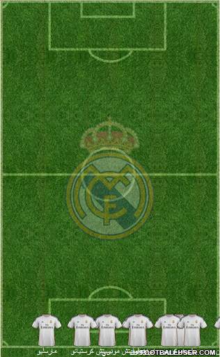 R. Madrid Castilla Formation 2015