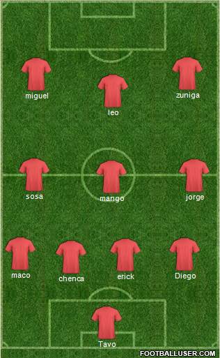 U.S.A. Formation 2015