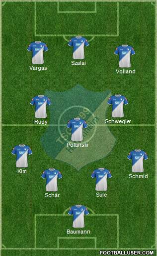 TSG 1899 Hoffenheim Formation 2015